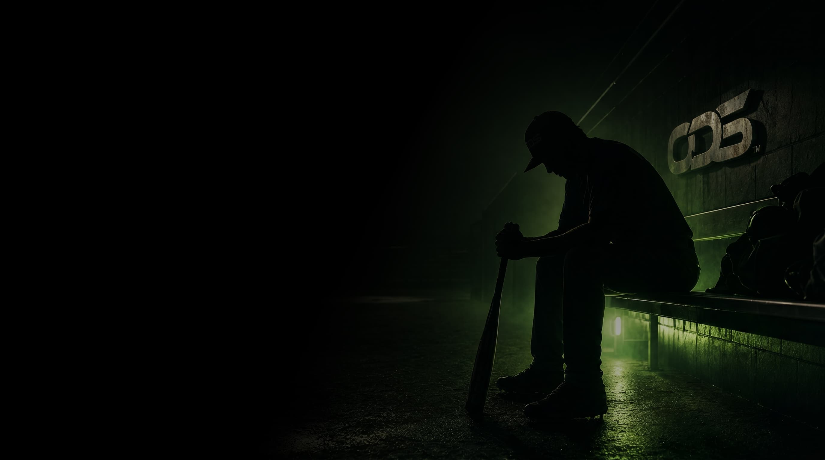 The story behind ODS — a baseball dugout at dusk