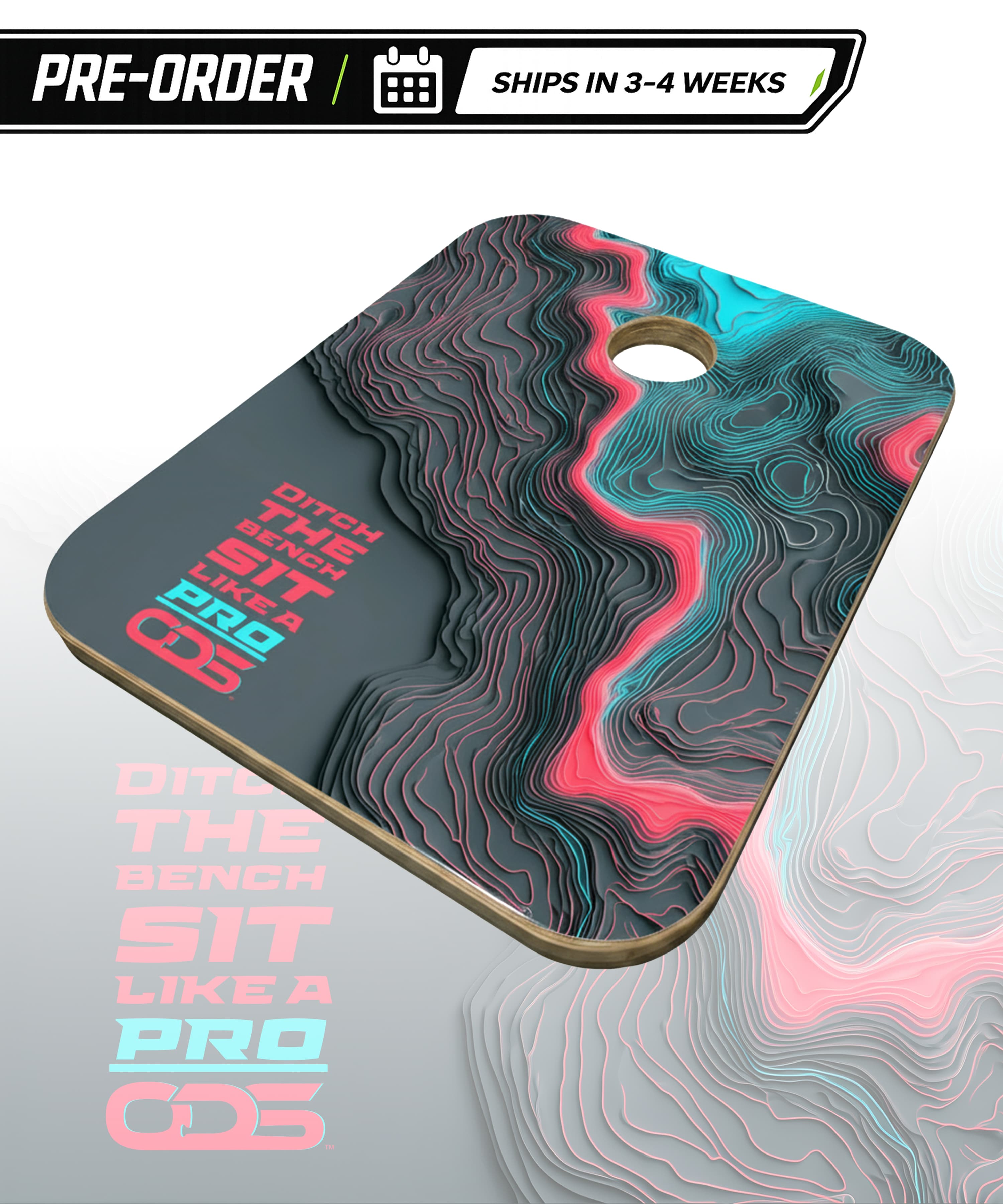 ODS On Deck Seat — Neon Heatmap design