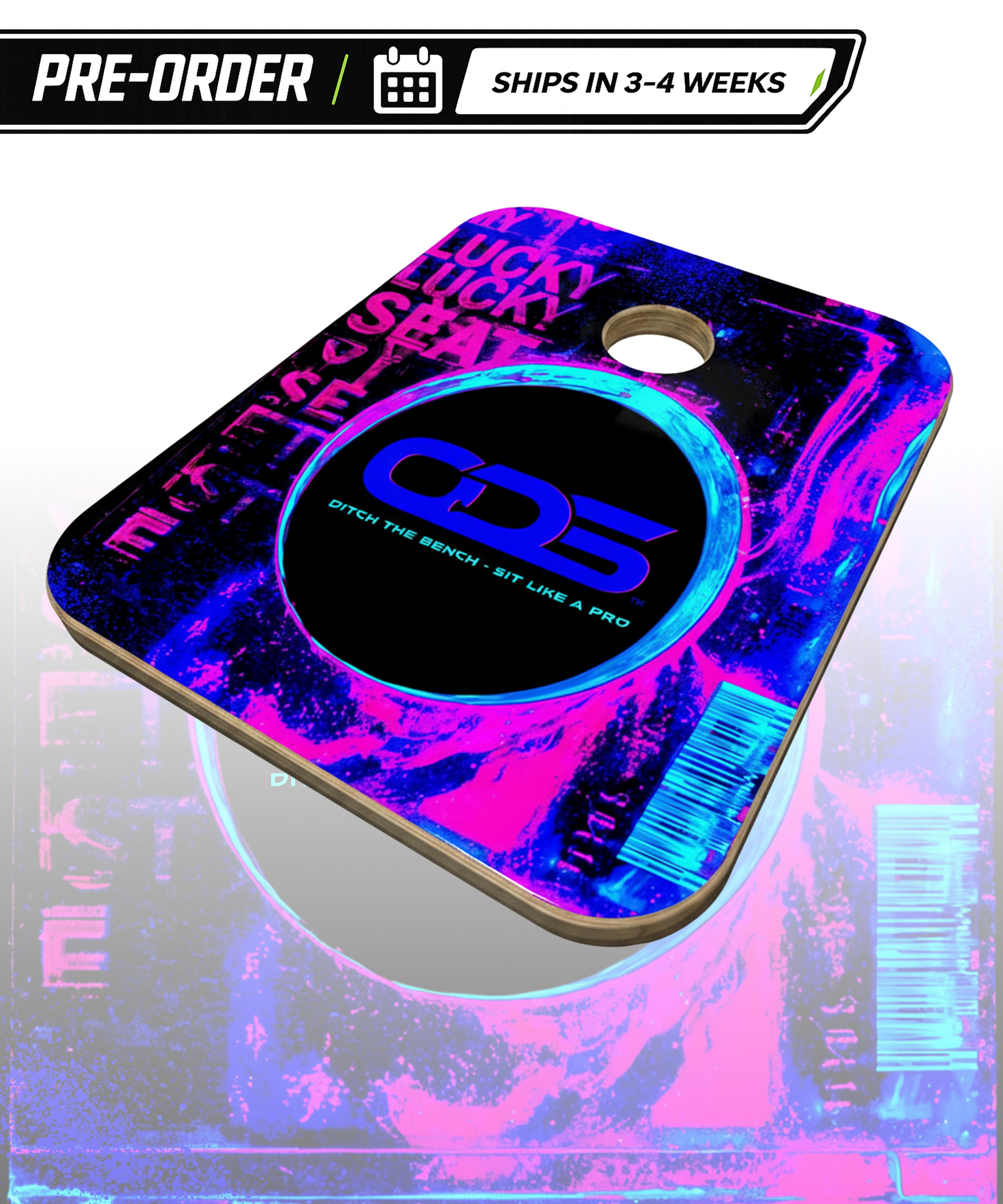 ODS On Deck Seat — Neon Lucky design