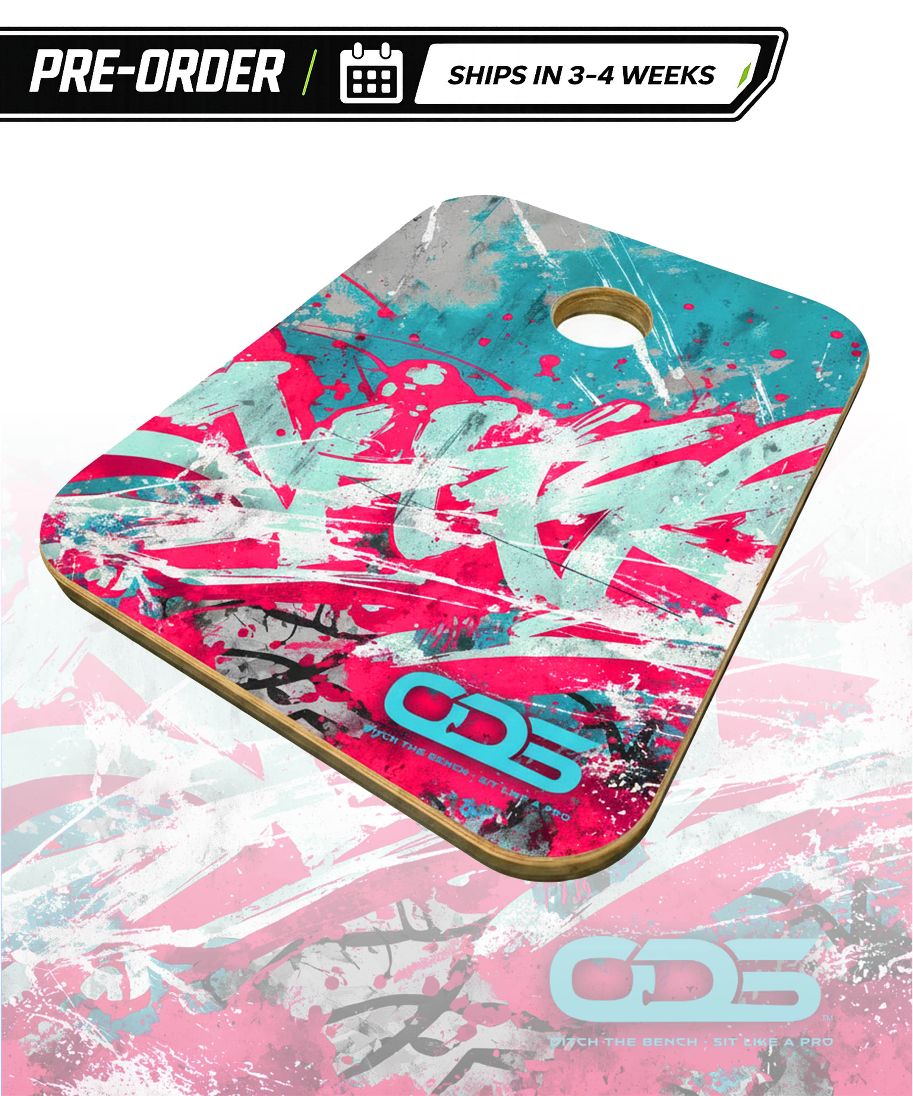 ODS On Deck Seat — Neon Surf design