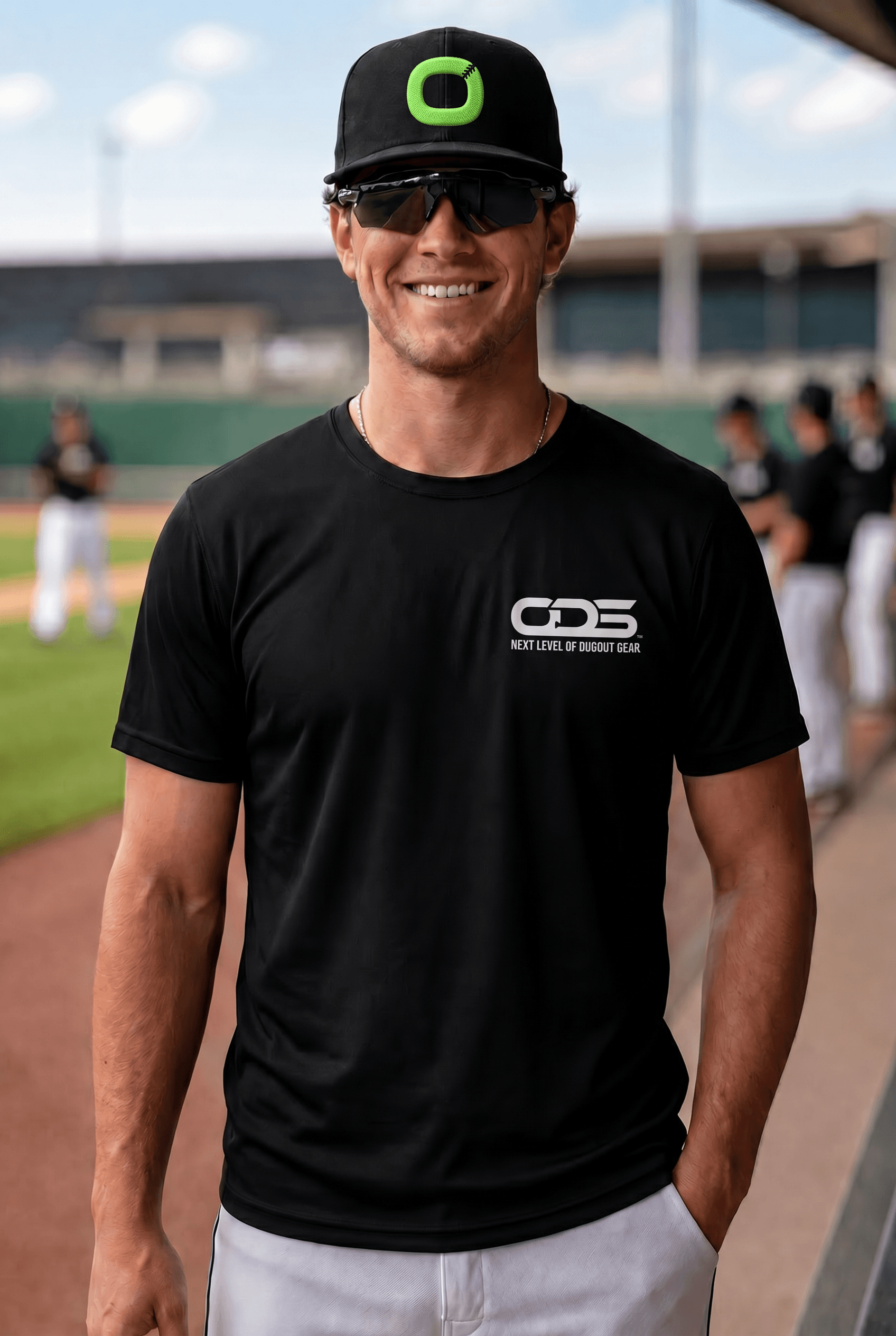 ODS Routine Is Everything Tee — black, front print